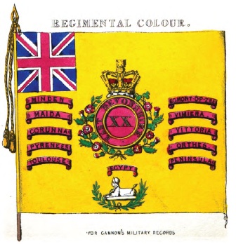 Les couleurs du 20è régiment