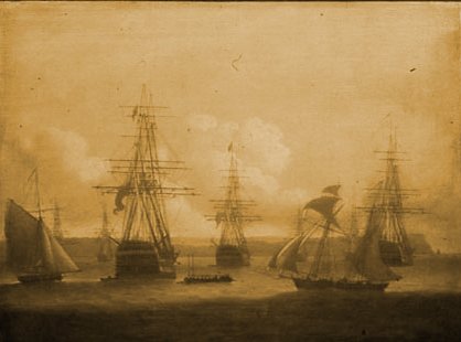 Transfert de Napolon  bord du Northumberland