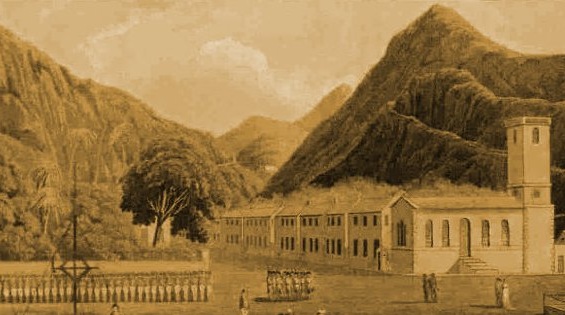 Le camp militaire  Jamestown