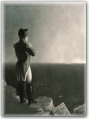 Napoleon musing at St. Helena